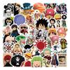 15/50PCS New ONE PIECE Anime Graffiti Stickers Phoe Suitcase Guitar Decal Laptop Skateboard Car Waterproof Sticker Gift For Kids
