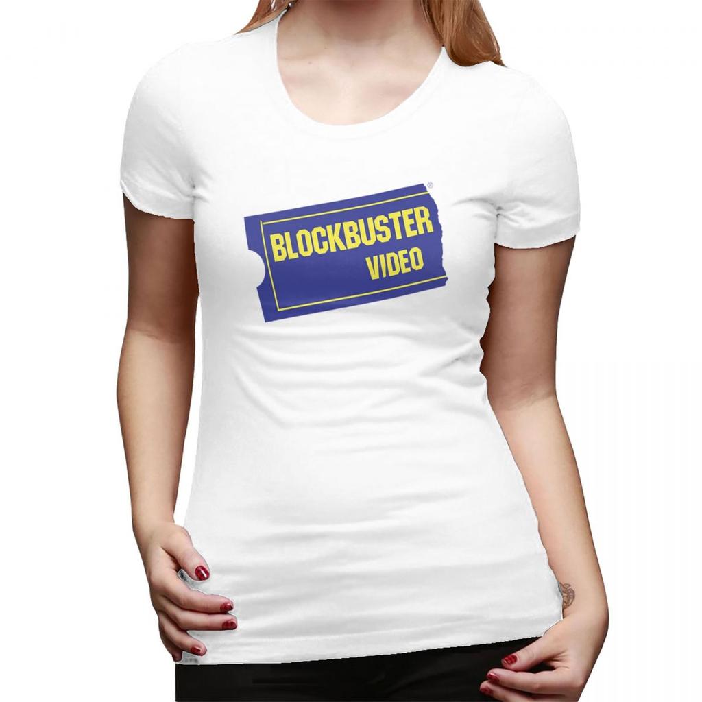 Blockbuster Video TShirt for Women Crew Neck Streetwear T Shirts Womens Short Sleeve Summer Clothes Tops