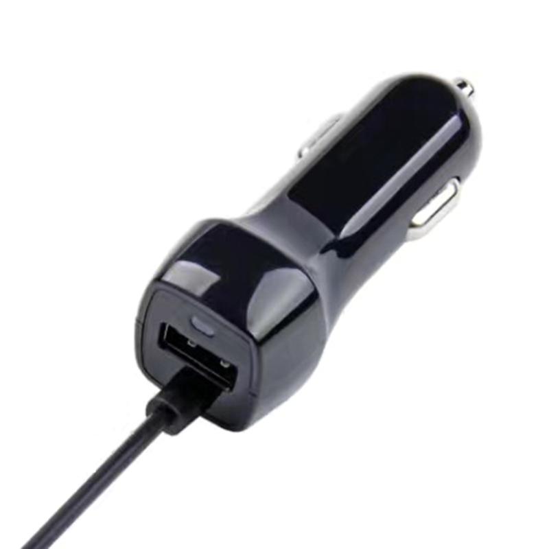 Convenient Vehicle Charging Adapter With Integrated Type C Cable Cord For Smartphones & Tablets Multiple Device Charging