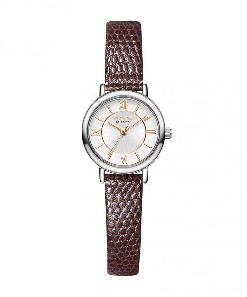[FOCE LADY] FOCE LADY 23mm Women s Leather Watch FM1908L-WH Standard