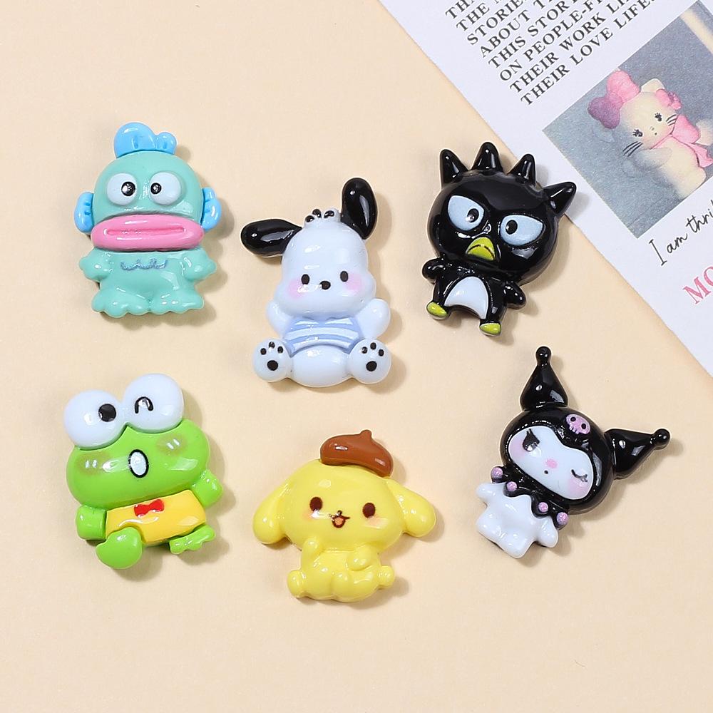 22/110PCS Cute animal cartoon cream gel accessories handmade DIY homemade hair clip accessories resin accessories materials