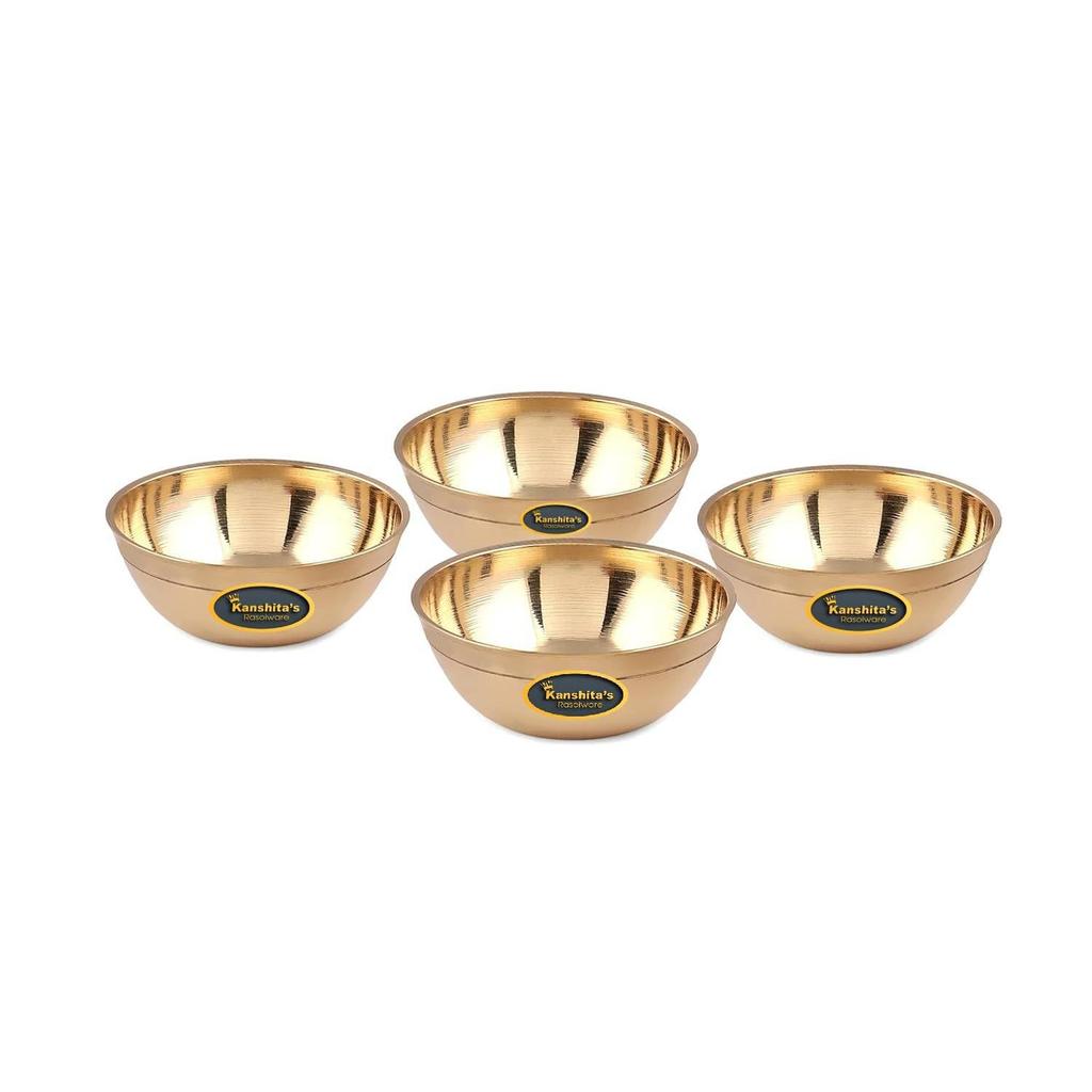 Brass Diya & Small Decorative Bowl (35 ML) for Puja – Elegant Home Decoration for Festivals & Rituals