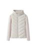 Giacca da Donna Autunno/Inverno 2025 Dimagrante con Cappuccio Stile College in Cotone - Europea