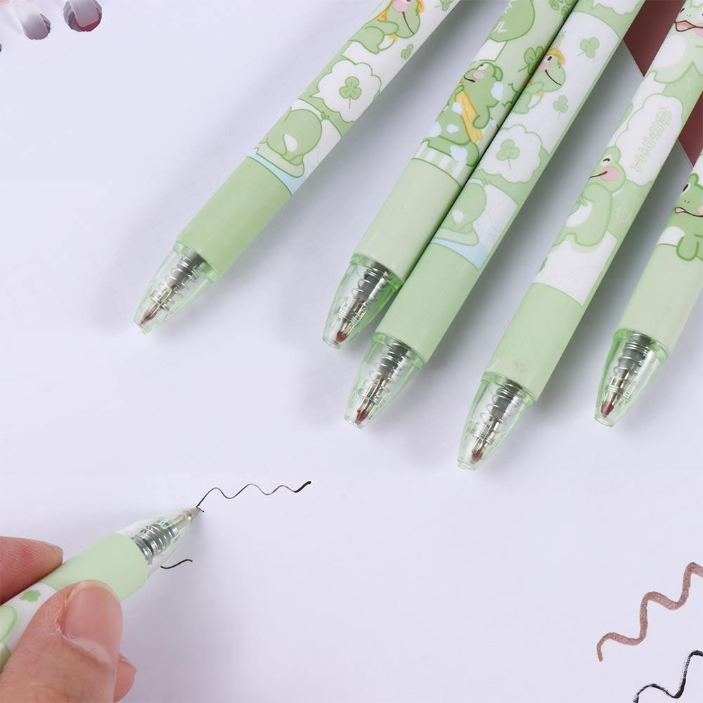Pen Press Office Gift Student Stationery Frog Manual Gel Pens Neutral Pen Black Ink Pens Sign Pen