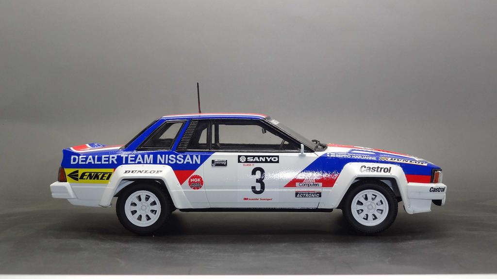 Aoshima Bunka Kyozai 1/24 BEEMAX Series No. 7 Nissan 240RS 1983 New Zealand Rally Specification Plastic Model