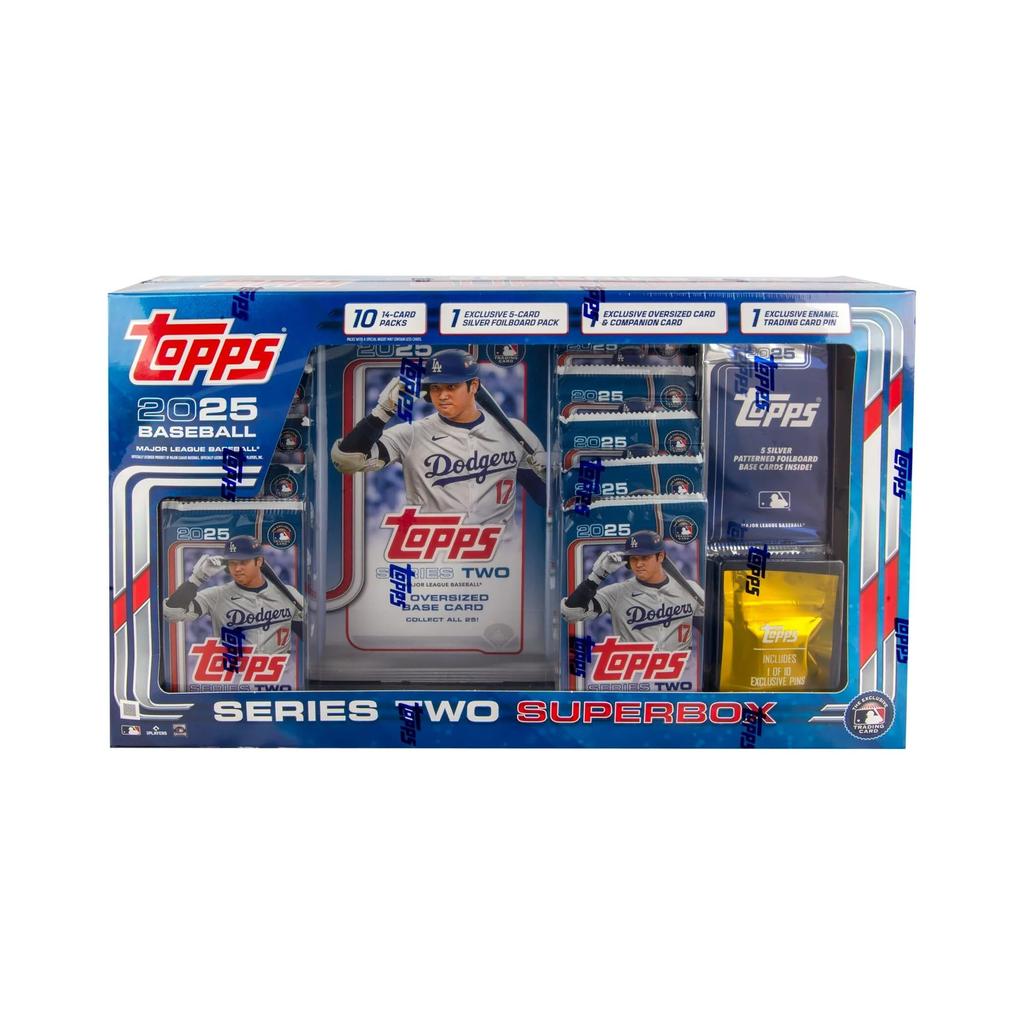 Topps MLB Series 2 Baseball Trading Card Super Box 2025