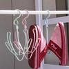 Dry Shoe Rack Organizer Hanger Multi-purpose Shoes Drying Rack Vertical Hang Rack Clothes Holder Sandals Hook Outdoor Windproof