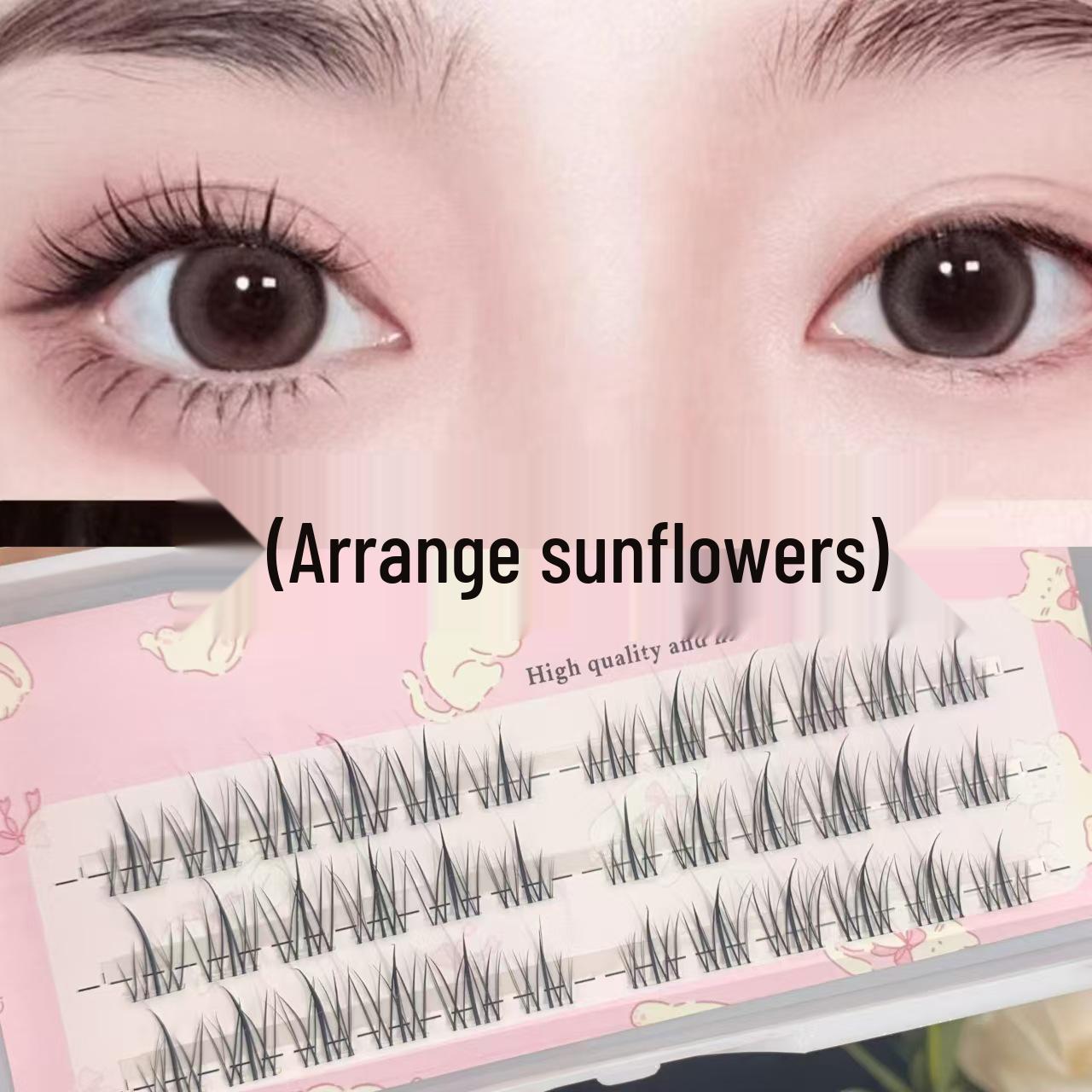 Клей для ресниц Sunflower Lazy Three-Step Hard Stem Natural Cluster