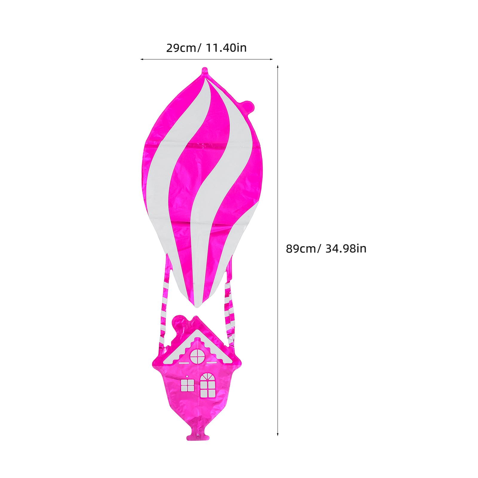 

4 pcs Hot Air Balloon Aluminum Foil Unique Design Easy Inflation For Birthday Wedding Party Decoration Long-Lasting Reusable other