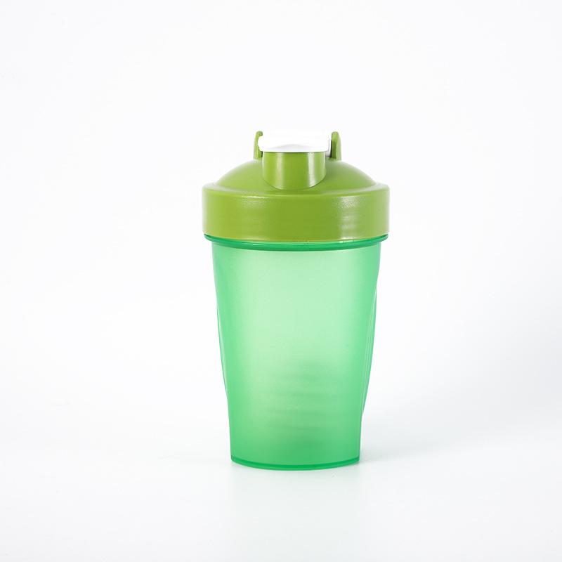 

Герметичная фитнес-бутылка-шейкер для мужчин - Идеально подходит для протеиновых коктейлей, молочных коктейлей и смешивания с мерной шкалой 400ml зелёный