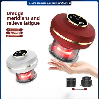 Electric Scraping Instrument Dredging Meridian Instrument Breathing Heating Cupping Artifact Household Universal Meridian Brush Massager