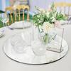 Runtow 6pcs 10/20/30cm Acrylic Round Mirrors For Wedding Centerpieces Table Decor ,Baby Shower Birthday Party Table Decor