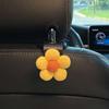 Universal Cute Flower Car Seat Back Hook - No Installation, Strong Load Bearing, Multifunctional Storage