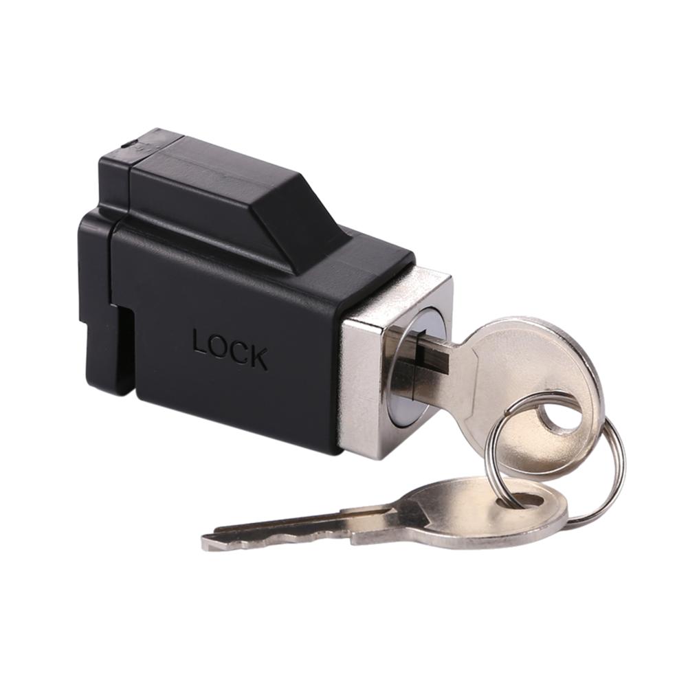 10-1Set Aluminum Alloy Window Locks with 2 Keys Door Window Limit Lock  Portable Practical Exquisite Convenient for Family Hotel