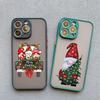 Coque de téléphone Arbre de Noël Joyeux Père Noël Pour iphone 15 14 13 12 11 Pro Max Mini XS XR X 8 Plus Paysage Coques Arrière Anti-Choc