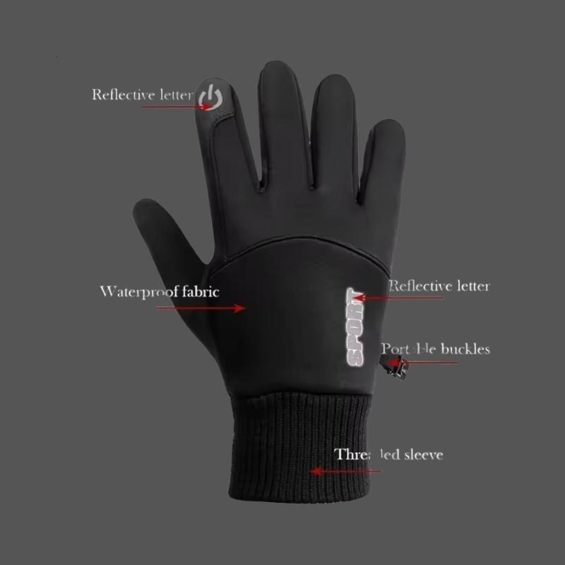 Winter Gloves Men Women Touch Screen Warm Gloves Water Resistant Windproof Thermal Gloves for Driving Running Ski Riding Sport