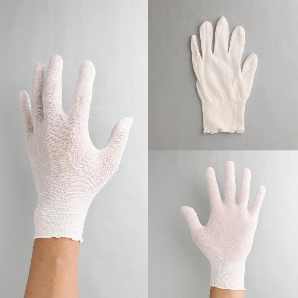 WINESS Innenhandschuhe, Cupro Innenhandschuhe, Dünn, Ultra Dünn, 18 Gauge, Bemberg Handschuhe, 6