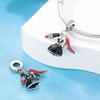 Charms Copper Girl Dress High Heels Lipstick Comb Bag Beads Pendants Fit Diy Bracelet Necklace Women Boutique