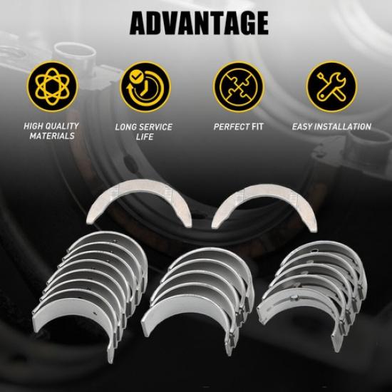For 2006-16 Optima Sonata Optima Kia 2.4L Main & Rod Bearing Kit W/Thrust Washer