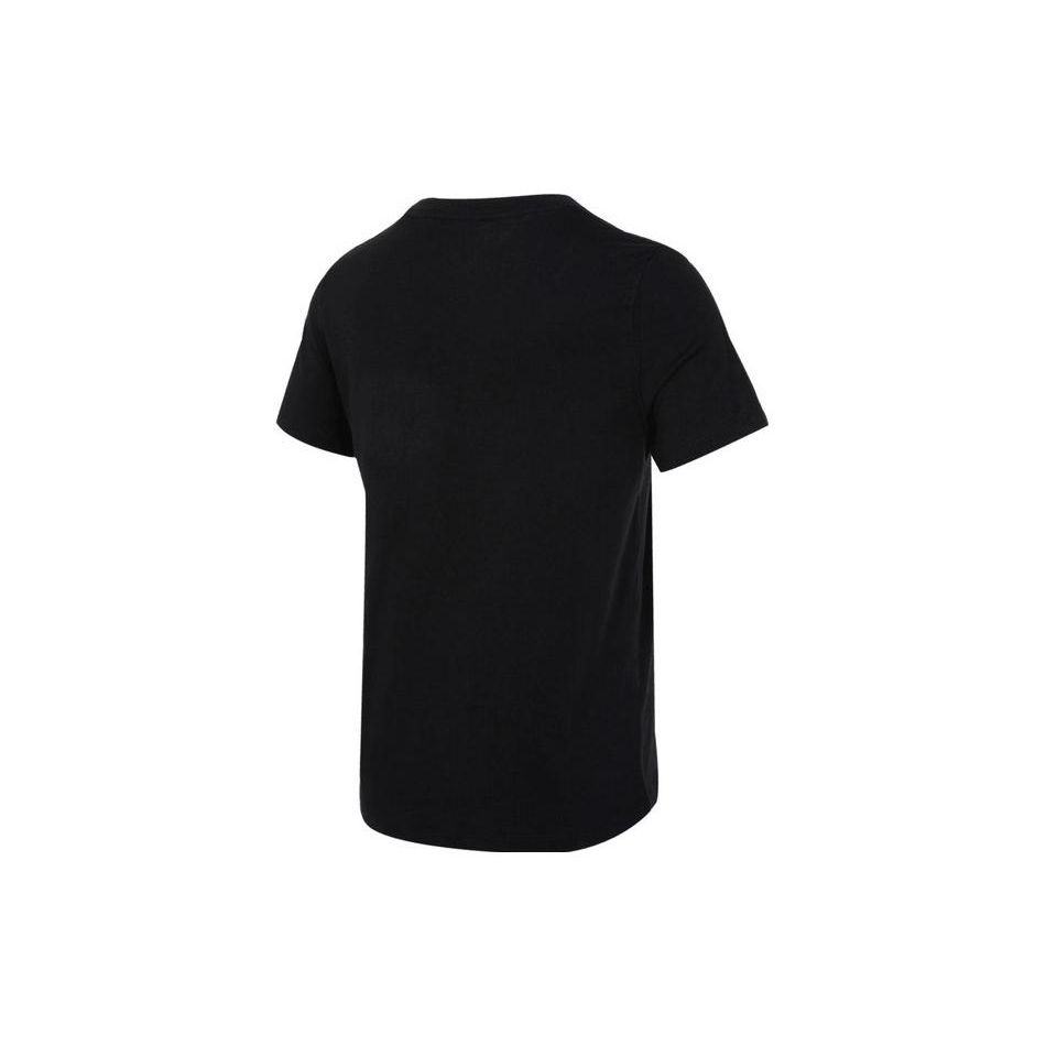 Jordan Letter Logo Printed Sports Casual Crew Neck Short Sleeve T-Shirt Women T-Shirts Black FD0103-010