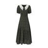 SOUP V-Neck Printed Collar Dress (Sz5Op90)