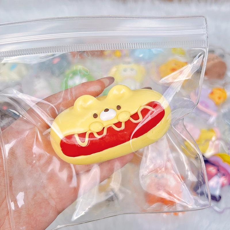 Handmade Silicone Little Bear Squeeze Toy for Stress Relief