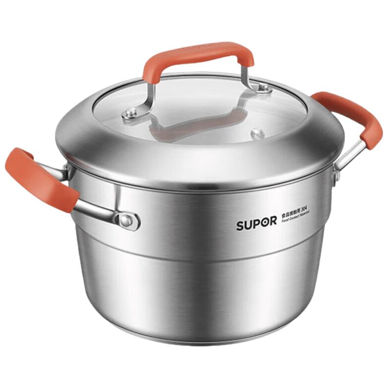 

SUPOR 304 Stainless Steel Soup and Stew Pot