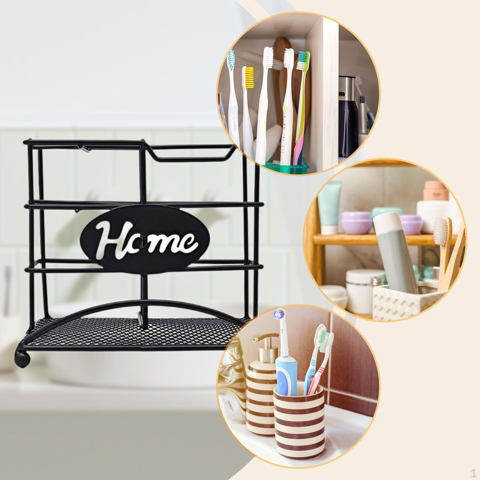 

Органайзер для зубных щеток Экономия места Необходимые вещи Многофункциональный Держатель для зубных щеток Ванная комната
