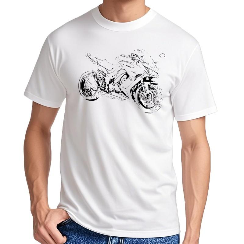 Camiseta de Hip-Hop para hombre  ropa de diseño ajustada para motocicleta  calle  Z 1000SX  Z10