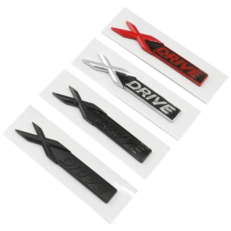 3D ABS Car XDrive Logo Rear Trunk Fender Emblem Badge Decals Styling Sticker For BMW X1 X3 X4 X5 X6 X7 E84 F48 F25 G01 F15 E71 Or2