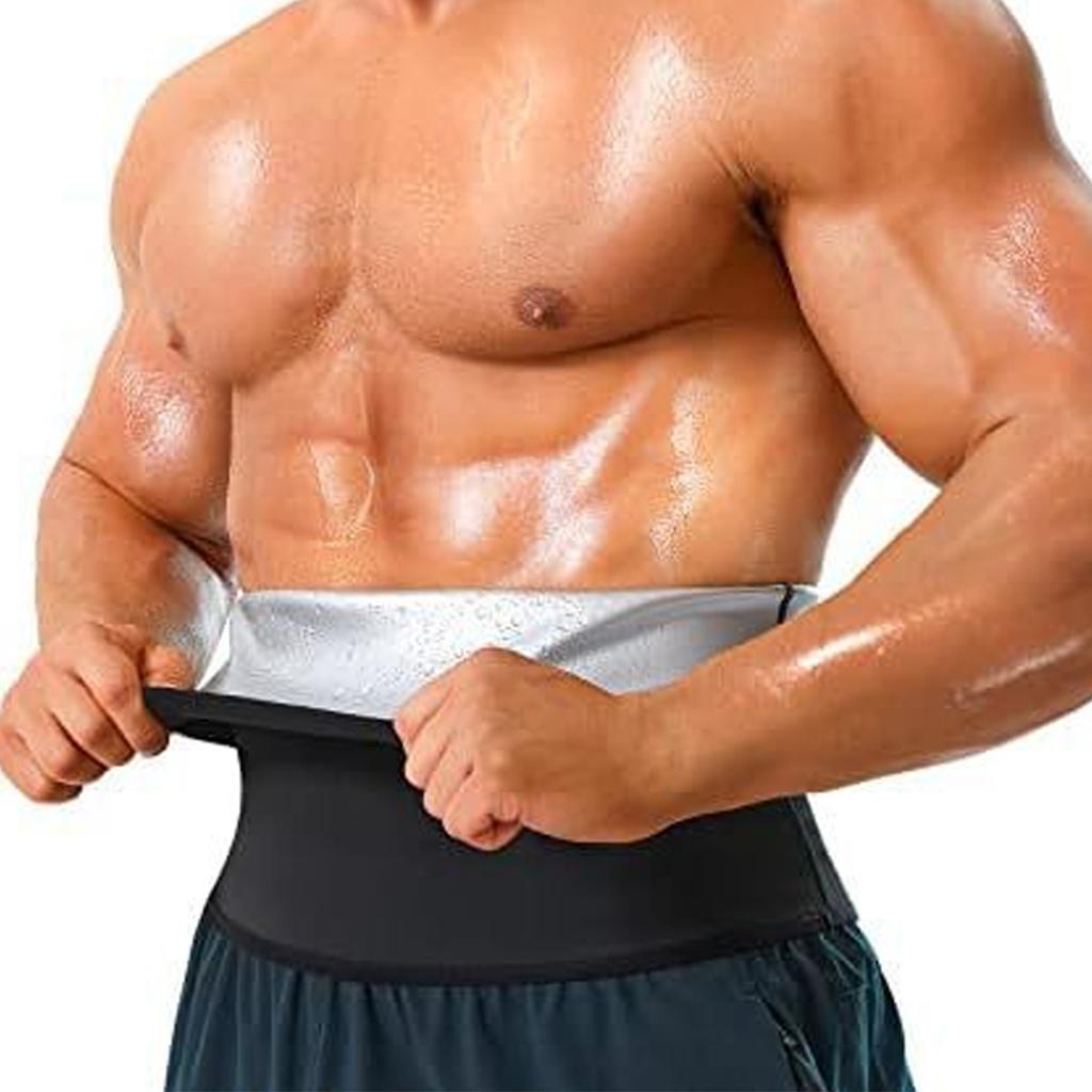 Women Men Waist Trainer Band Tummy Control Sweat Waist Band Slimming Lower Belly Belt Sports Body Shaper Sauna Wrap