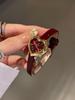 Light Luxury Compact Watch for Women Fashionable Ladies' Wristwatch Heart-Shaped Dial Leather Strap Waterproof Quartz Watch Gift