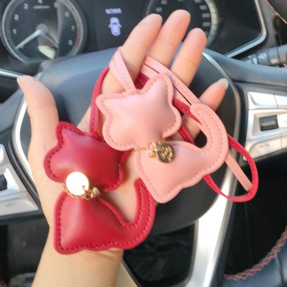 Car Key Holder PU Leather Keyring Animal Kitty Bag Pendant Cute Cat Keychain  Couple