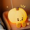 Halloween Pumpkin Night Light Cute Soft Silicone Safe Lamp Decorations Timing Dimmable Bedside Decor Kids Babies Halloween Gifts