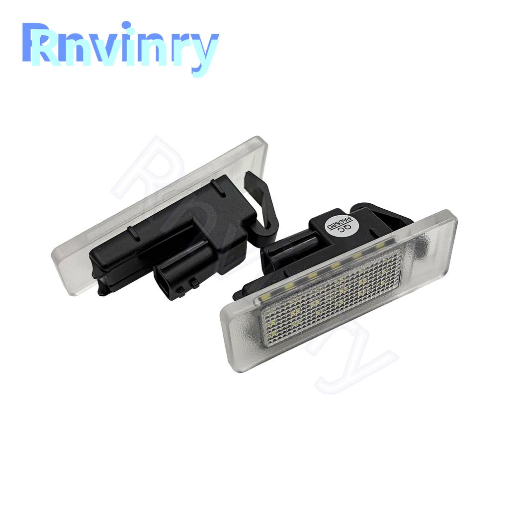 2pcs LED License Number Plate Light For Infiniti QX30 16-19 QX50 19-22 QX60 22- Q60 17-21 Q50 18-22