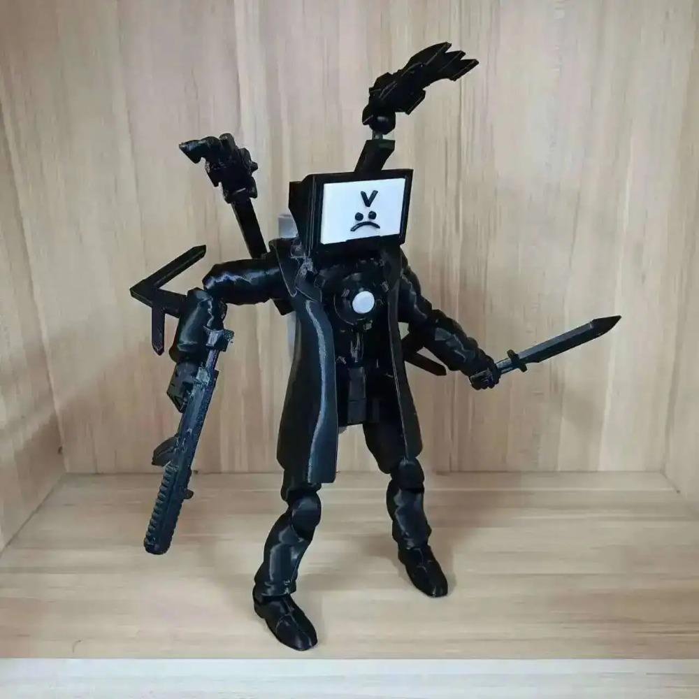 Skibidi Toilet Action Figure Toy Dummy 13 Skibidi Toilet Articulated Figure G Man TV Man Woman Speakerman Tvman Gman Figurine