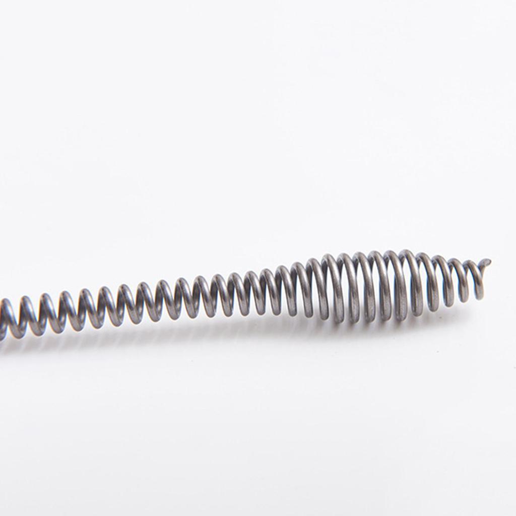 Cable Efficient Spring Steel Drain Cleaner Flexible Plumbing Auger Tool Metal Construction Suitable