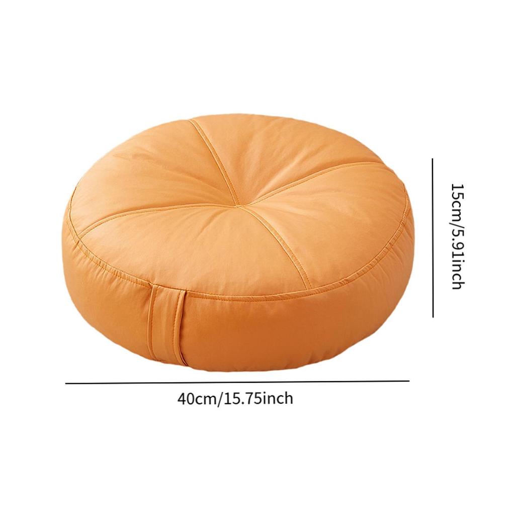 Small Round Floor Cushion Pad Soft PU Chair Pillow for Home Decor Living Room Indoor Outdoor Use