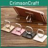 Functional Square Phone Grip With Adjustable Support And Zinc Alloy Ring For Phones