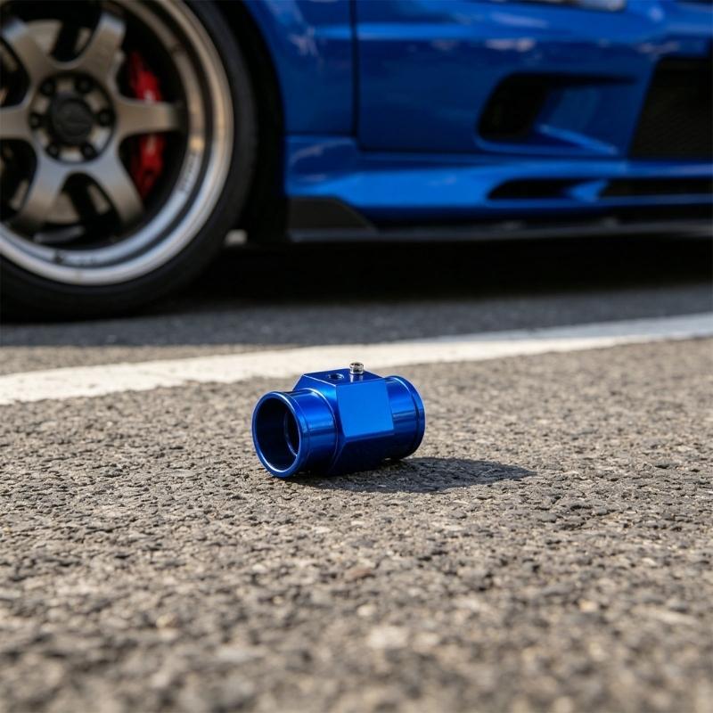 XA6H Accurate Water Temp Meter Adapter With Blue Coated Aluminum Housing For Automotive Enhancement