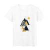Aesthetic Geometry Graphic Harajuku Tshirts Fashion Simplicity Art Women T Shirt Casual Round Neck T Shirts