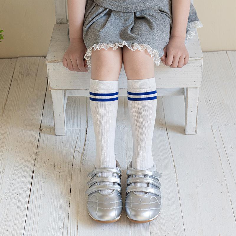 Children s Socks Spring and Summer Striped Pile Pile Socks Korean College Style Boys and Girls Spring and Autumn Boneless Cotton Socks