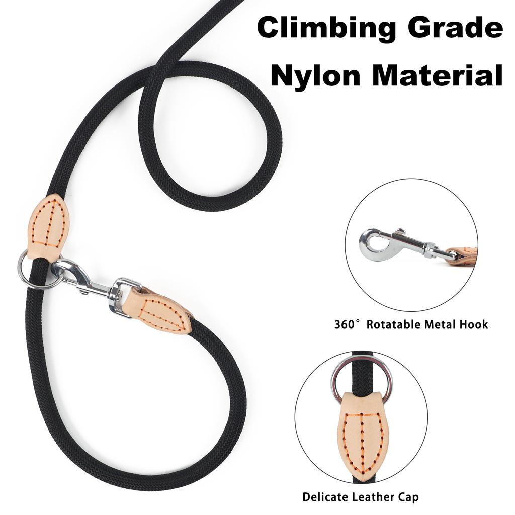 Multifunktionellt Dubbelkoppel för Hund Medium Justerbart och Nylon Lyx Hands Free Småhundskoppel koppel För 2 Hundar