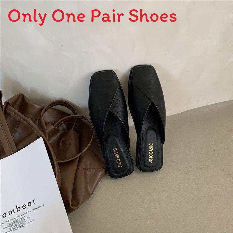 Pack Head Womens Summer Slipon Mules With Pu Upper And Rubber Sole For Comfortable Daily Wear