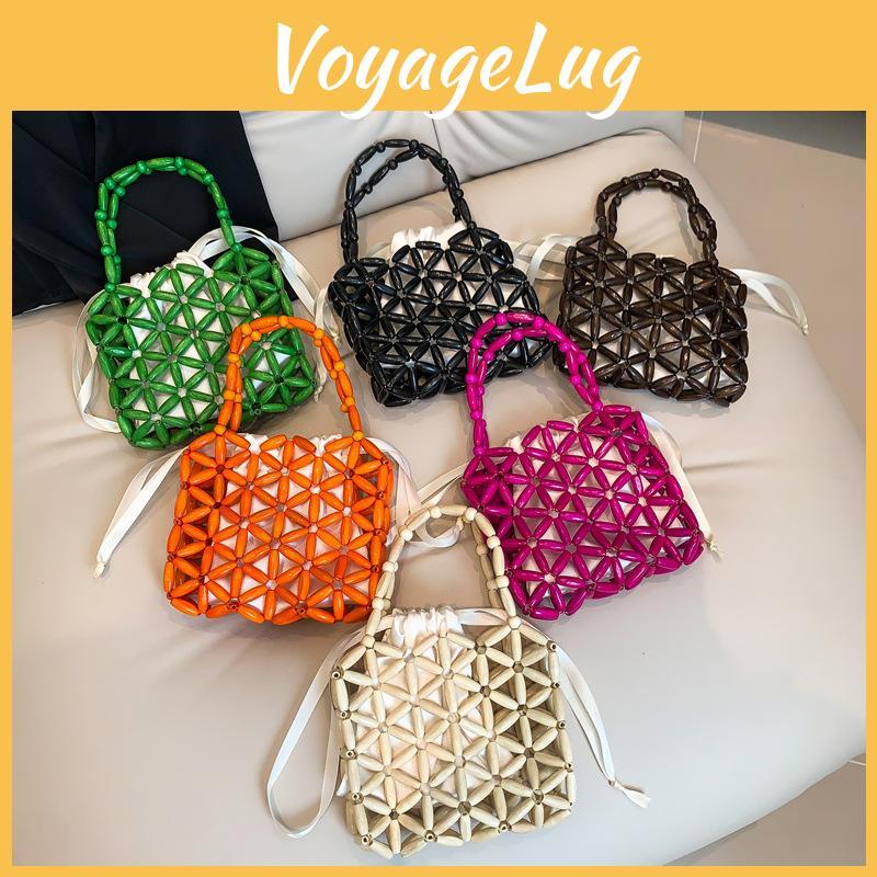 Trendy Korean Style Handcrafted Children's Tote Bag For Stylish Summer Accessories In Bright Colors