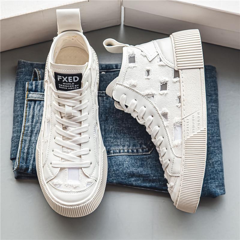 Men's Casual Shoes Canvas Loafers Sports and Leisure Shoes for Me Apring and Autumn Soft and Comfortable Skateboard Loafers