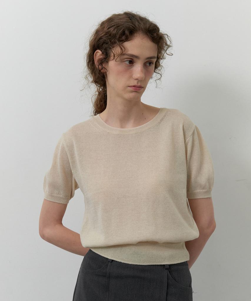 GNGB Linen Candy Short Sleeve Knit (3 Colors)