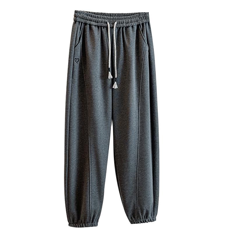 2025 Plus Size Women's Slimming Casual Cuffed Sweatpants