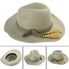 Cowboy Hat Fedoras Western Short-Brimmed Hat for Women Man Casual Wear Western Fedoras Man Women Unisex Wear