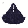 Rhinestone Floral Beads Modal Jersey Hijab Shawls Women Wrap Elastic Thick Muslim Full Cover Islam Foulards Bonnet Headband